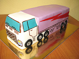 Lastwagen Torte