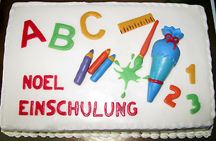 Torte zur Schuleinführung